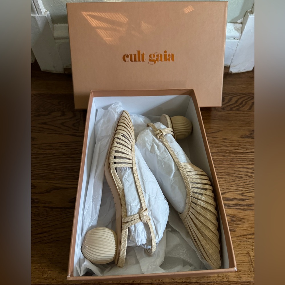 Cult Gaia Alia Slingback - Natural